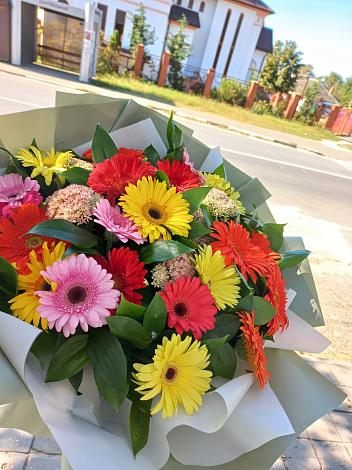 Букет цветов из: Герберы в Волго-Каспийский